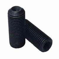 M10-1.0 X 12 mm Socket Set Screw, Cup Point, Fine, 45H, DIN 916, Black Oxide